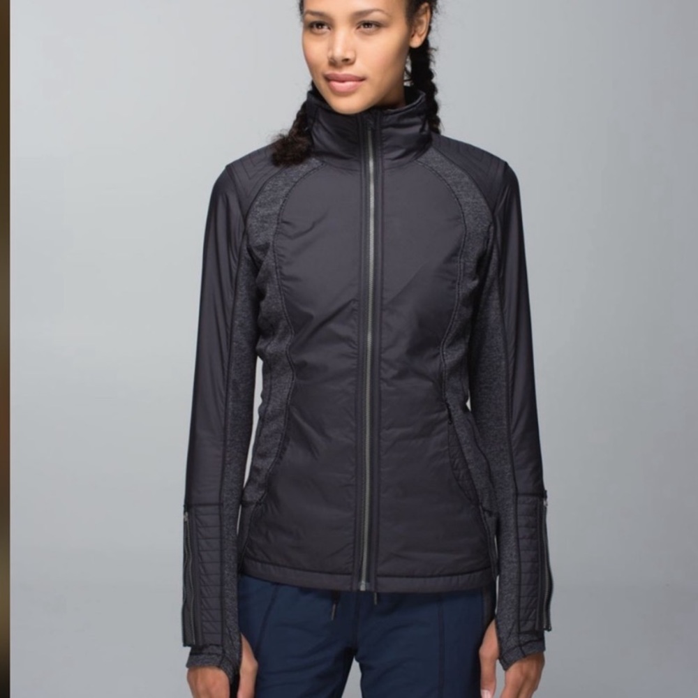Black Lululemon Rebel Runner Jacket